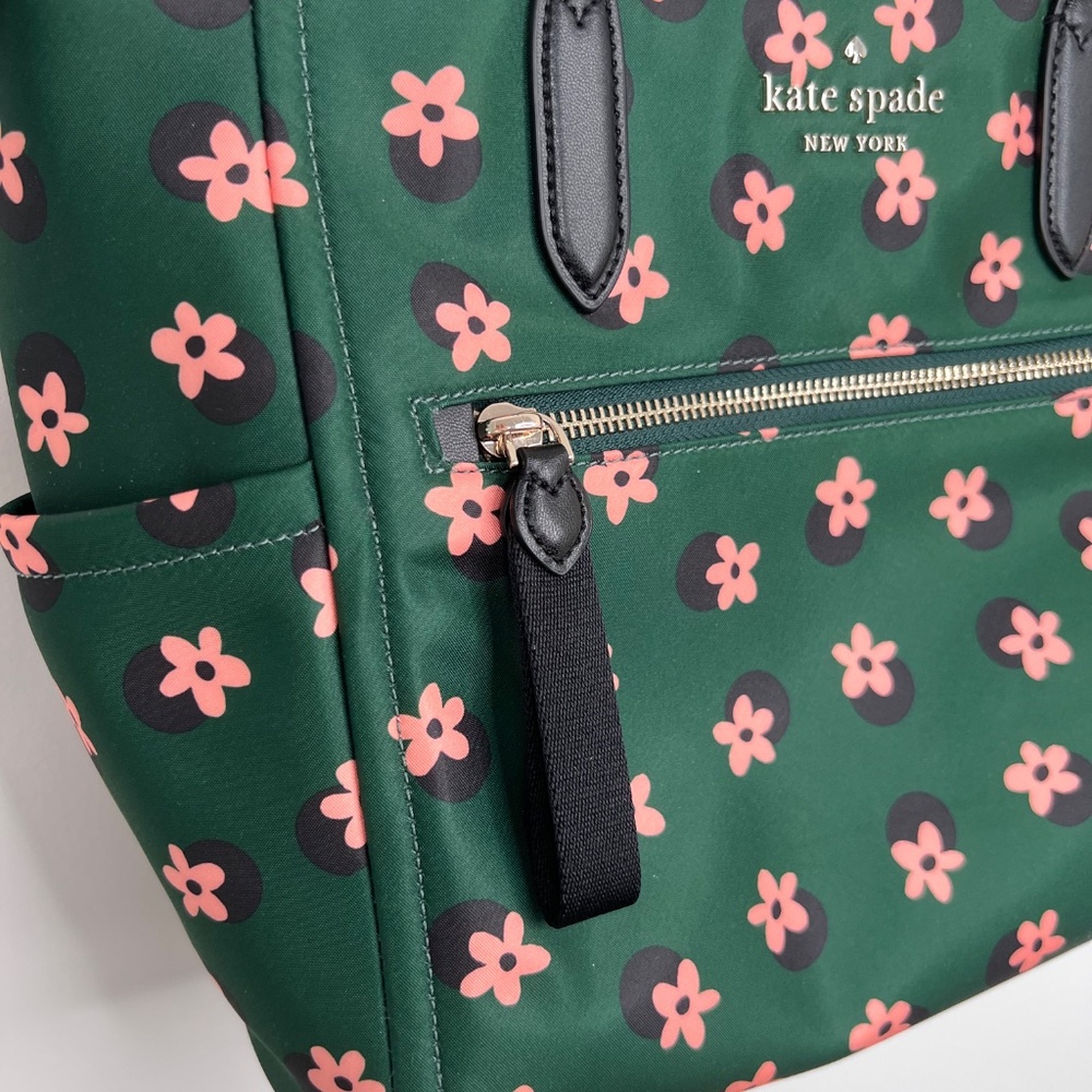 NWOT🌸KateSpade➕BONUS MATCHING EYEGLASS CASE!Green with🌸Flowers. - Picture 2 of 16